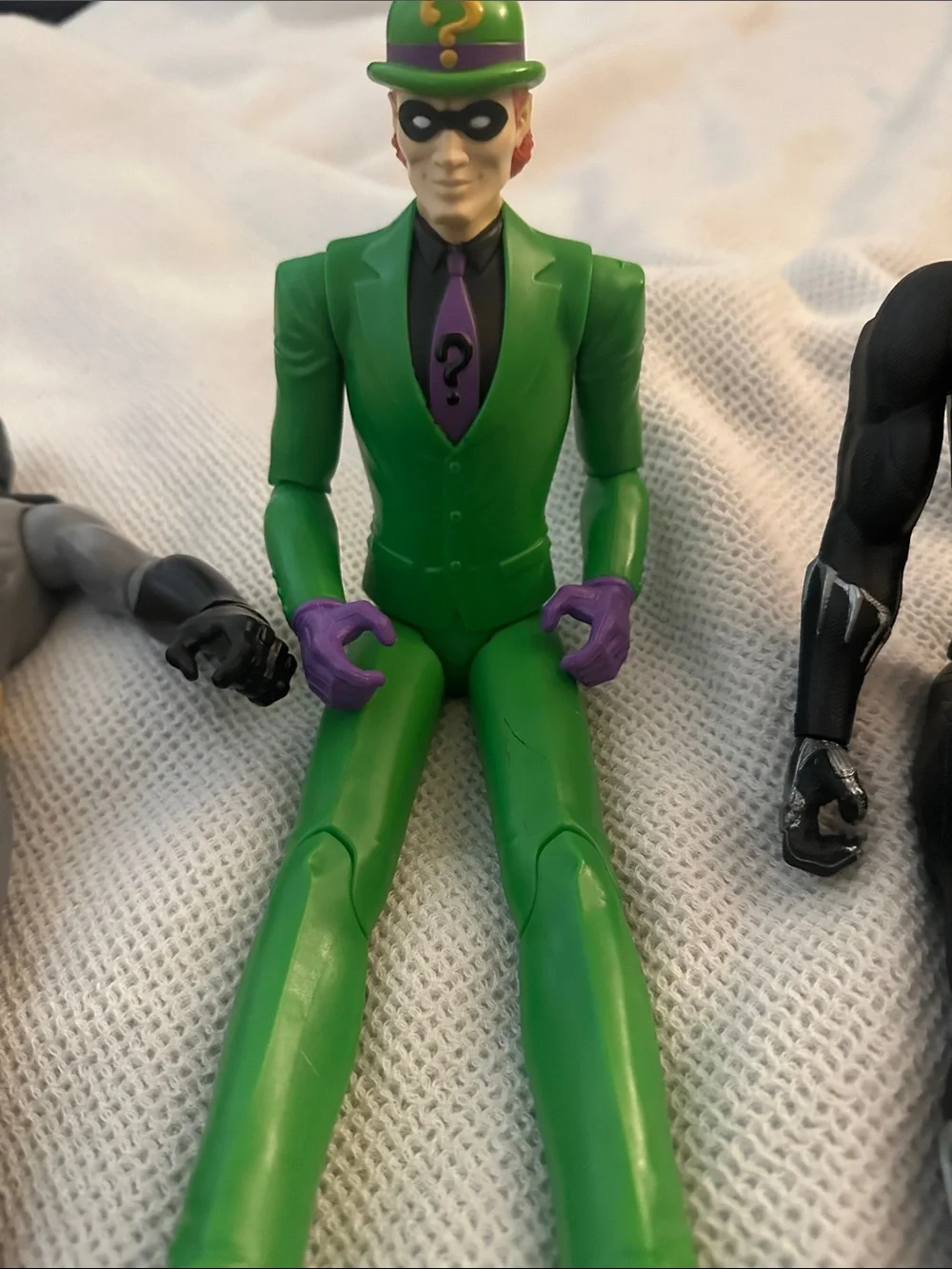 Batman and Villain Action Figure Set - Green, Gray, Black